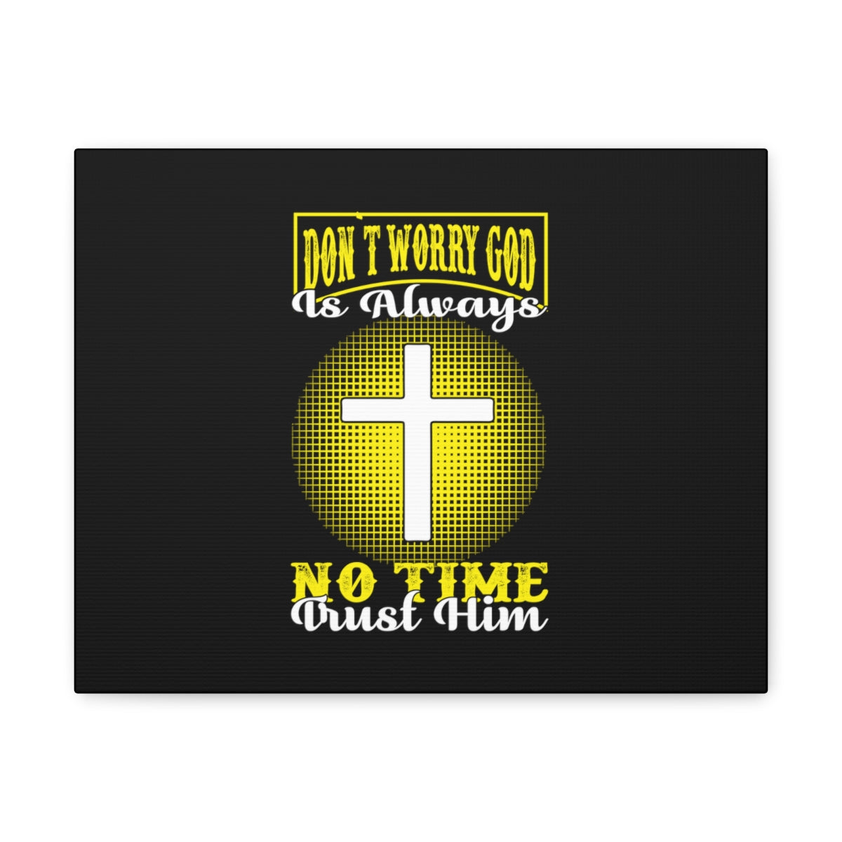 Trust Him Psalm 37:3-7 Christian Wall Art Bible Verse Print Ready to Hang Unframed-Express Your Love Gifts