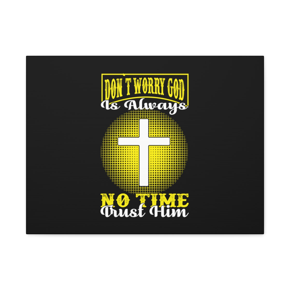 Trust Him Psalm 37:3-7 Christian Wall Art Bible Verse Print Ready to Hang Unframed-Express Your Love Gifts