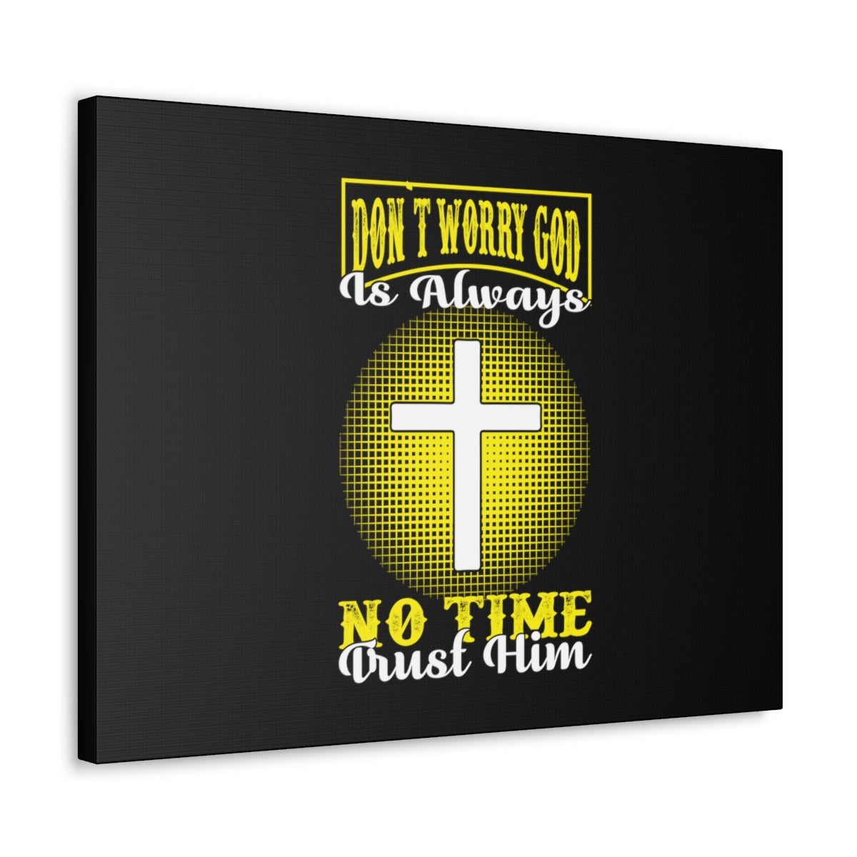 Trust Him Psalm 37:3-7 Christian Wall Art Bible Verse Print Ready to Hang Unframed-Express Your Love Gifts