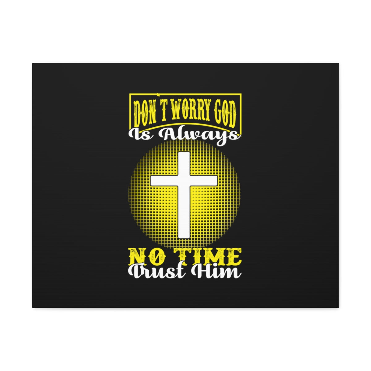 Trust Him Psalm 37:3-7 Christian Wall Art Bible Verse Print Ready to Hang Unframed-Express Your Love Gifts