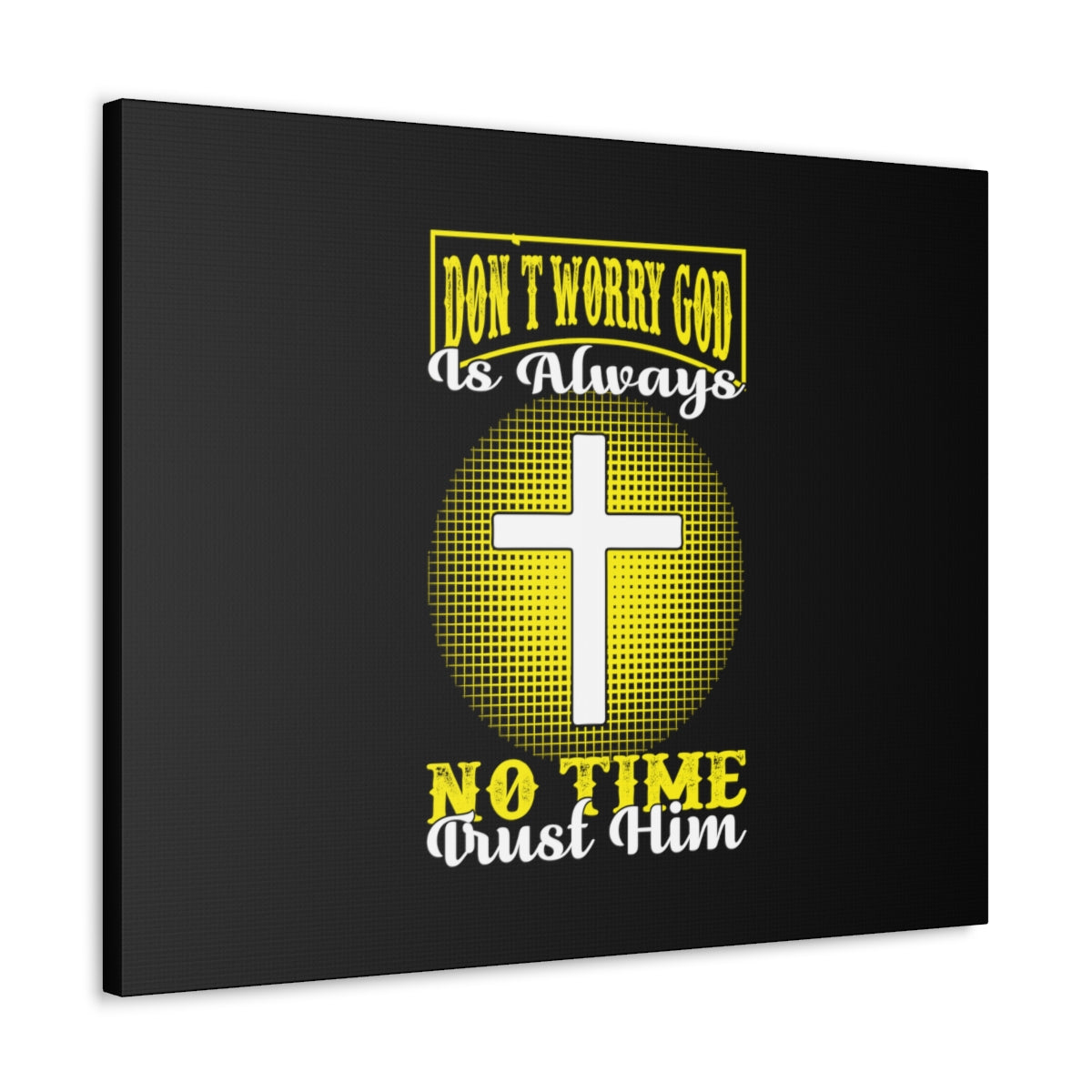 Trust Him Psalm 37:3-7 Christian Wall Art Bible Verse Print Ready to Hang Unframed-Express Your Love Gifts