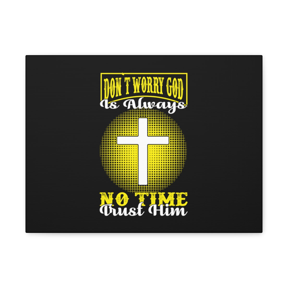 Trust Him Psalm 37:3-7 Christian Wall Art Bible Verse Print Ready to Hang Unframed-Express Your Love Gifts