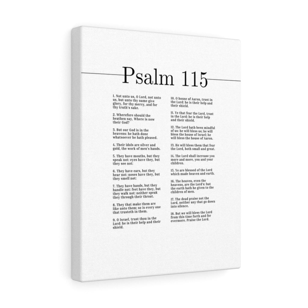 Trust In The Lord Psalm 115 Bible Verse Canvas Christian Wall Art Ready to Hang Unframed-Express Your Love Gifts