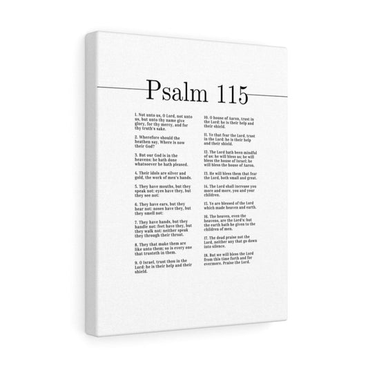 Trust In The Lord Psalm 115 Bible Verse Canvas Christian Wall Art Ready to Hang Unframed-Express Your Love Gifts