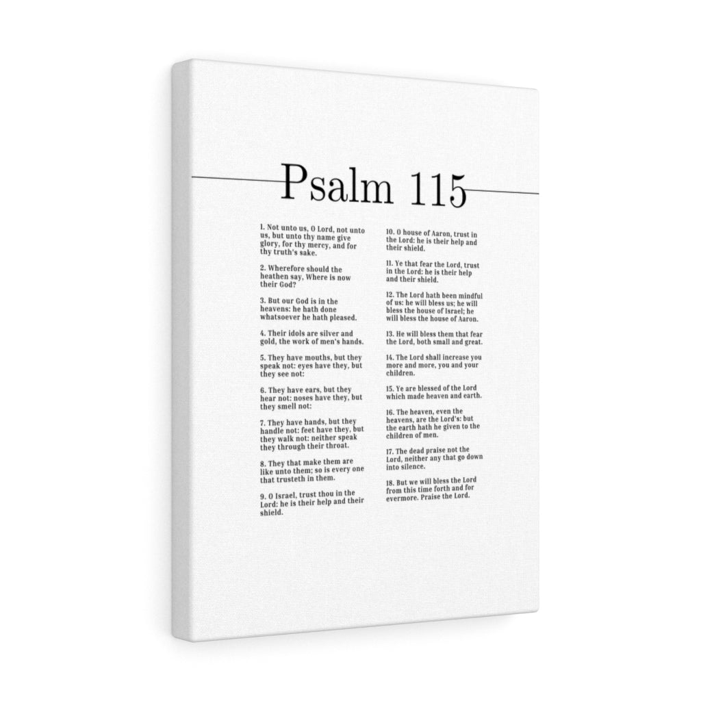 Trust In The Lord Psalm 115 Bible Verse Canvas Christian Wall Art Ready to Hang Unframed-Express Your Love Gifts