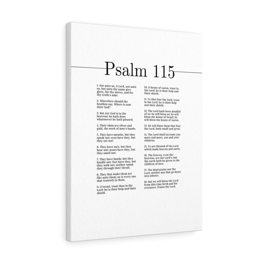 Trust In The Lord Psalm 115 Bible Verse Canvas Christian Wall Art Ready to Hang Unframed-Express Your Love Gifts