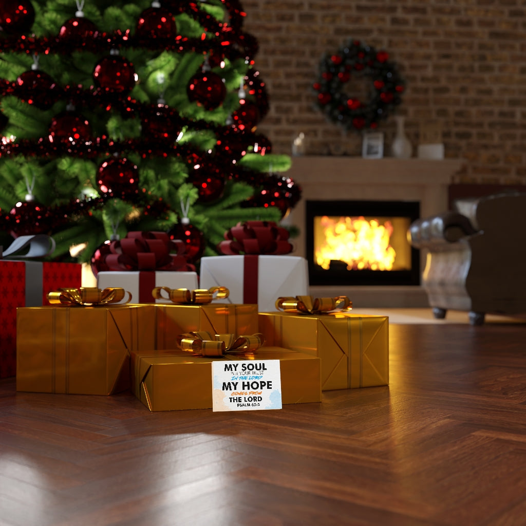 Trust In The Lord Psalm 62:5 Bible Verse Canvas Christian Wall Art Ready to Hang Unframed-Express Your Love Gifts