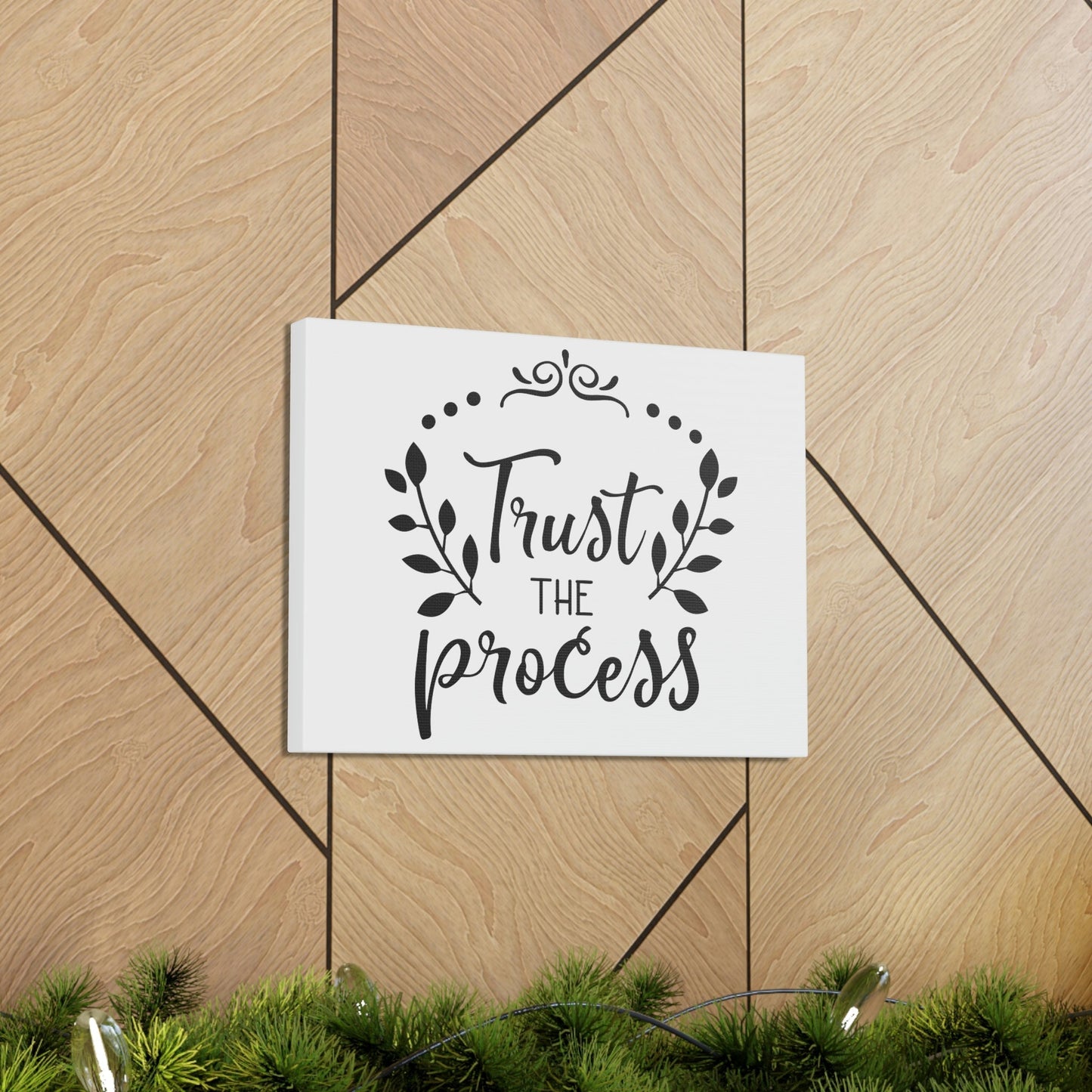 Scripture Walls Trust The Process Psalm 37:3 Christian Wall Art Print Ready to Hang Unframed-Express Your Love Gifts
