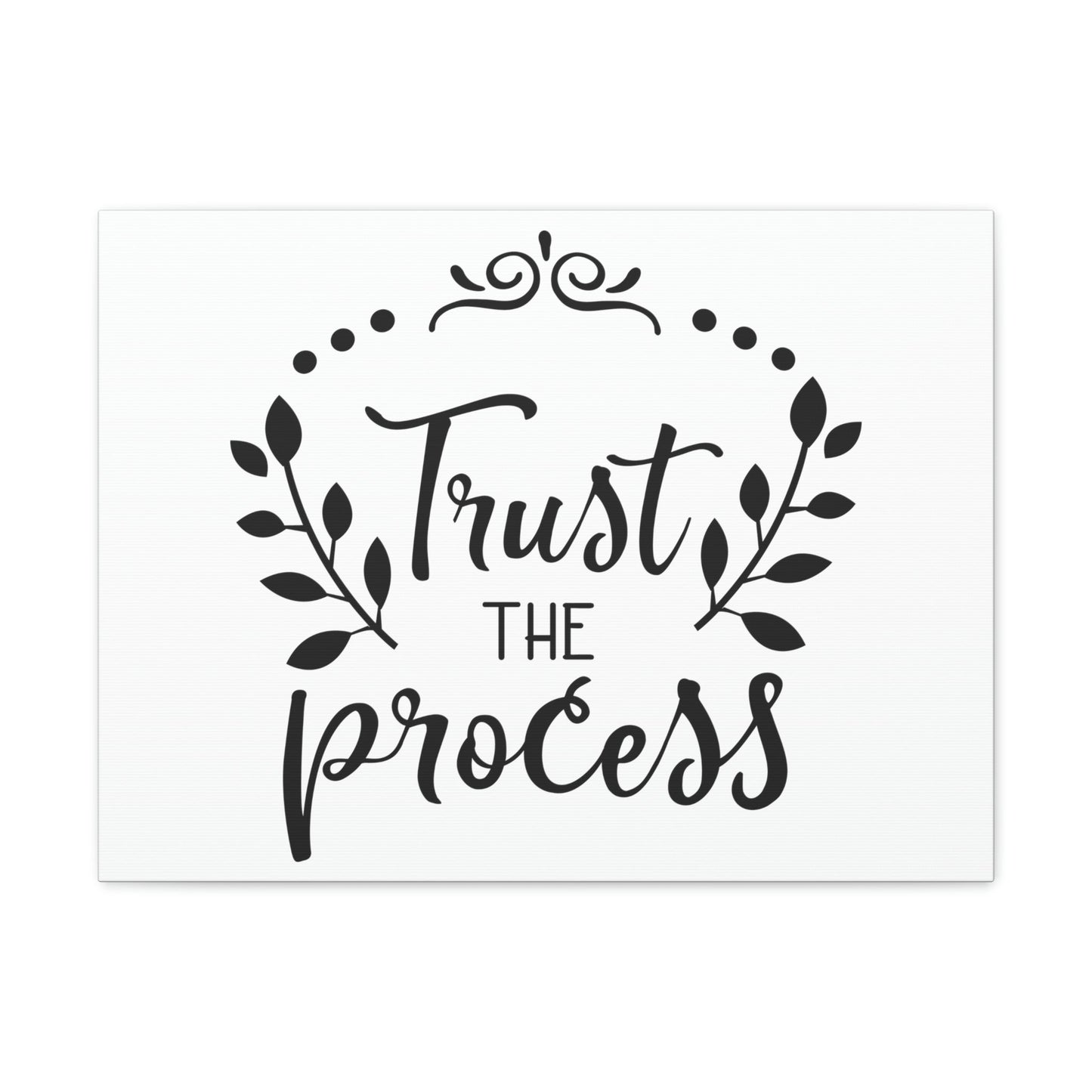 Scripture Walls Trust The Process Psalm 37:3 Christian Wall Art Print Ready to Hang Unframed-Express Your Love Gifts