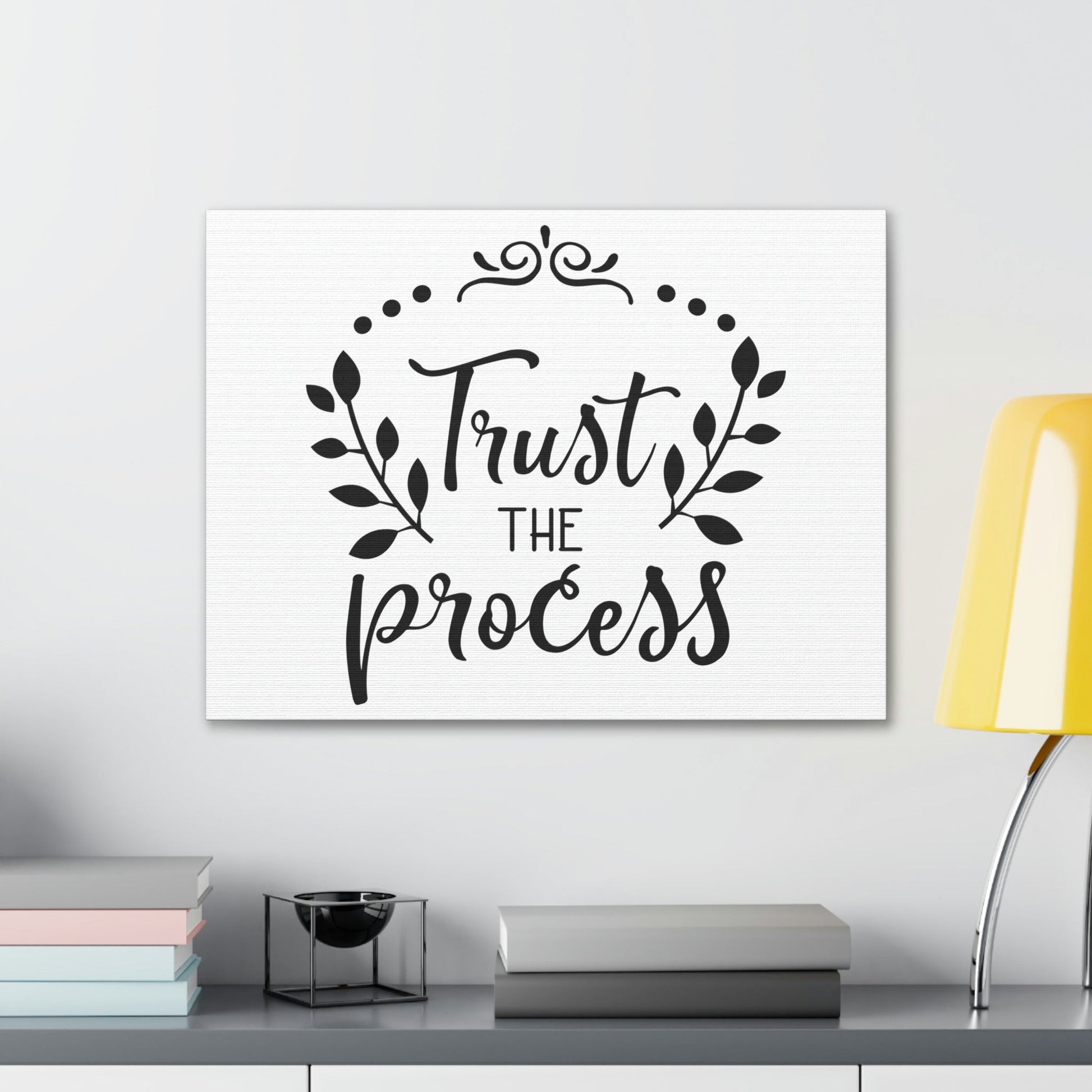 Scripture Walls Trust The Process Psalm 37:3 Christian Wall Art Print Ready to Hang Unframed-Express Your Love Gifts
