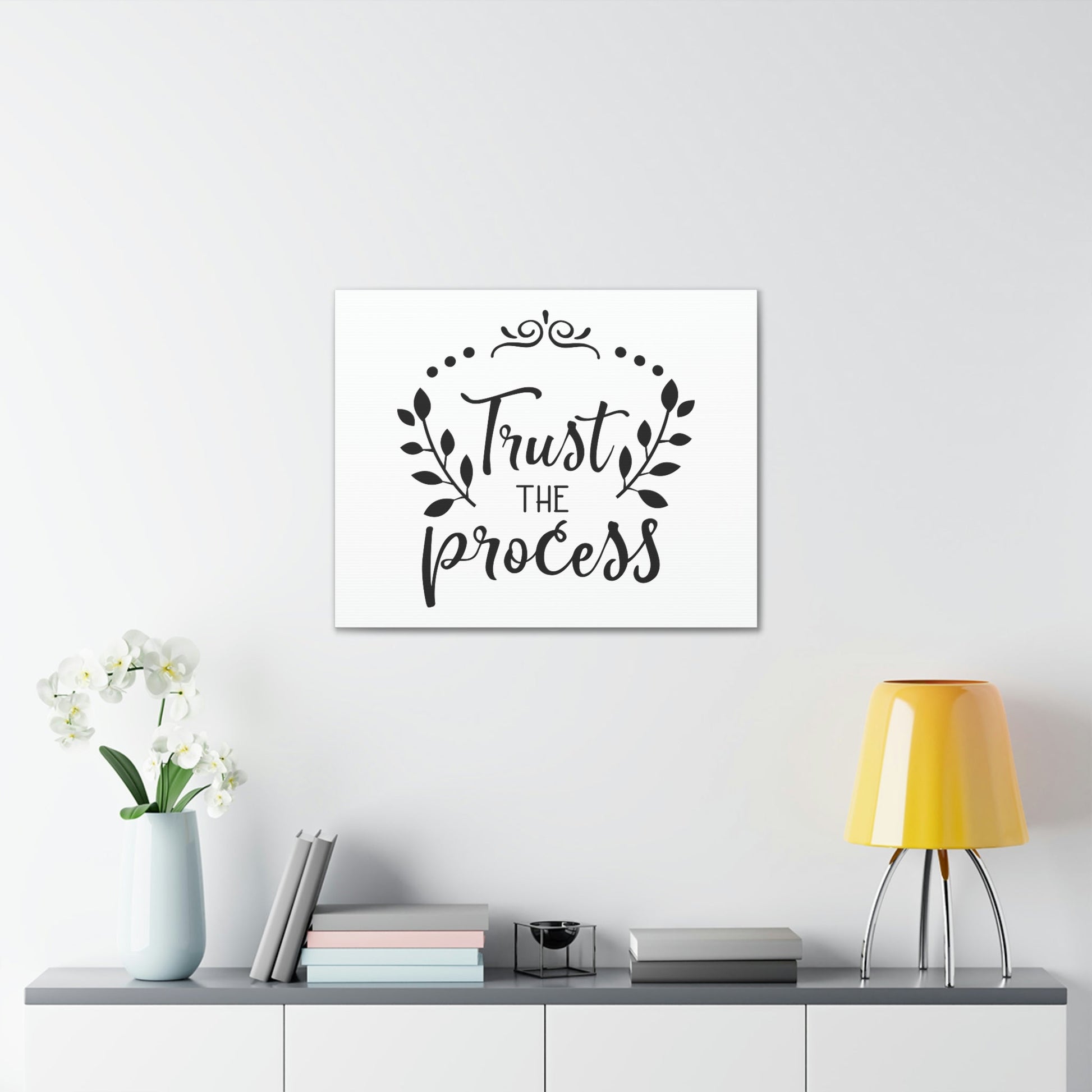 Scripture Walls Trust The Process Psalm 37:3 Christian Wall Art Print Ready to Hang Unframed-Express Your Love Gifts