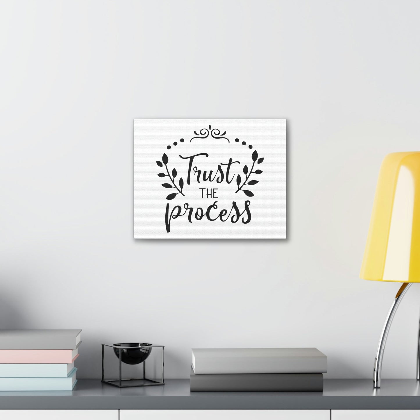 Scripture Walls Trust The Process Psalm 37:3 Christian Wall Art Print Ready to Hang Unframed-Express Your Love Gifts