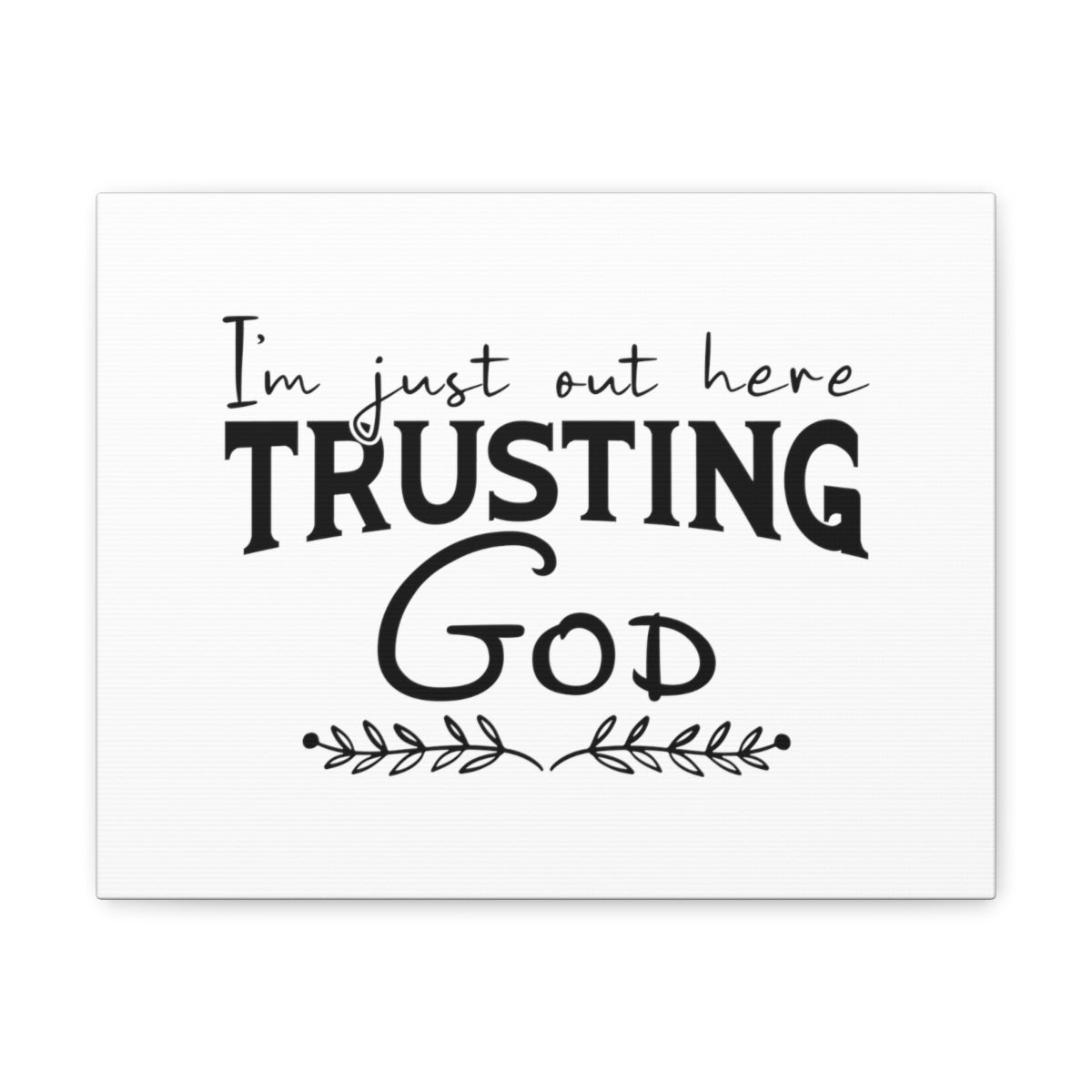 Trusting God Psalm 37:3 Leaves Christian Wall Art Bible Verse Print Ready to Hang Unframed-Express Your Love Gifts