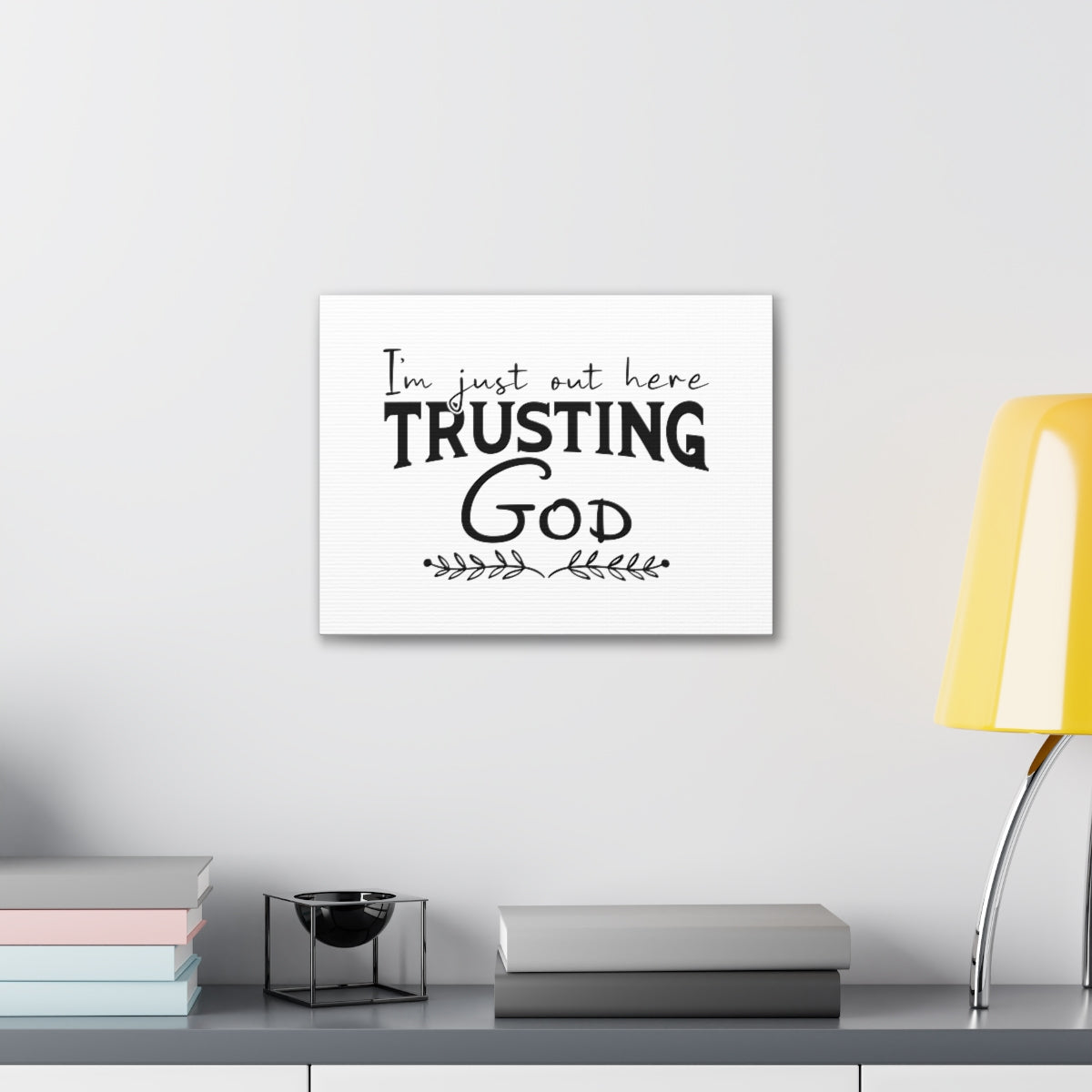Trusting God Psalm 37:3 Leaves Christian Wall Art Bible Verse Print Ready to Hang Unframed-Express Your Love Gifts