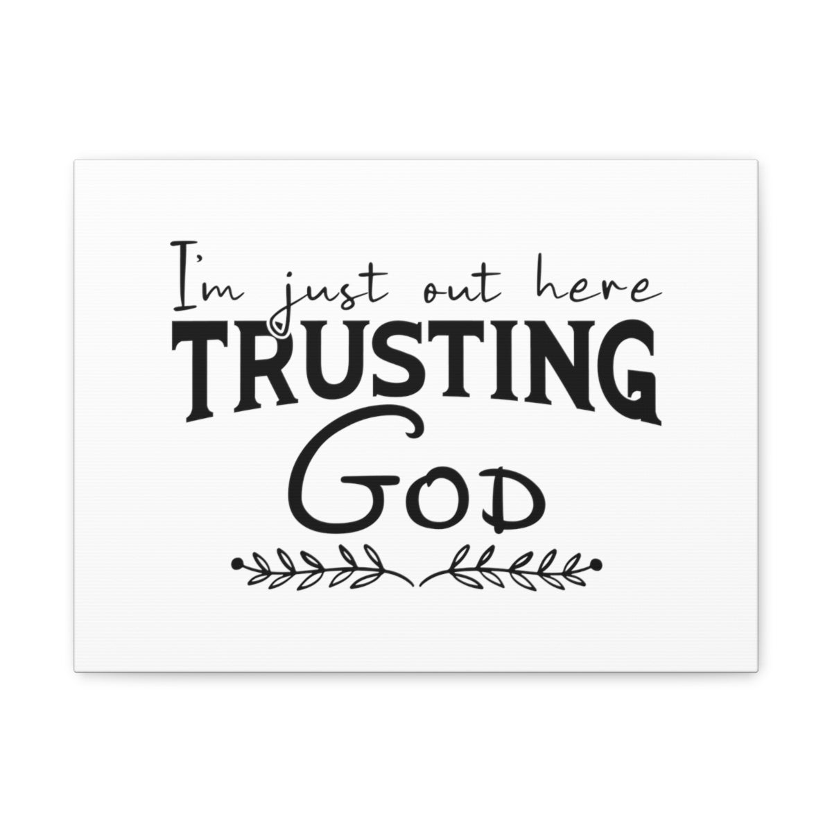 Trusting God Psalm 37:3 Leaves Christian Wall Art Bible Verse Print Ready to Hang Unframed-Express Your Love Gifts