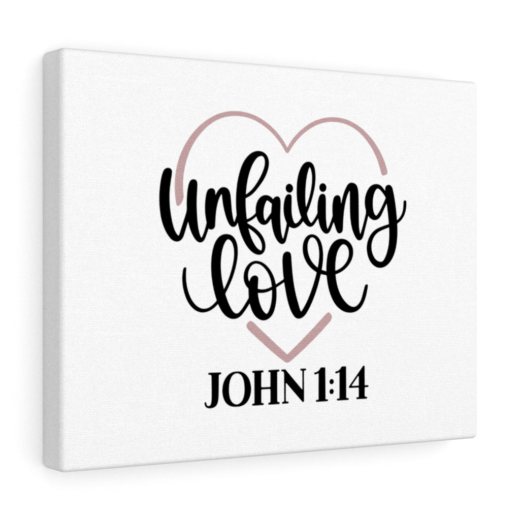 Scripture Walls Unfailing Love John 1:14 Bible Verse Canvas Christian Wall Art Ready to Hang Unframed-Express Your Love Gifts
