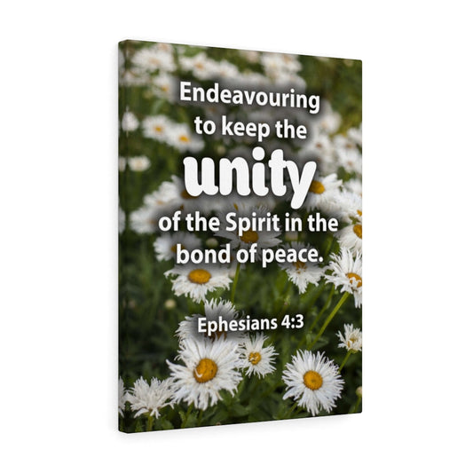 Unity Ephesians 4:3 Christian Home Decor Bible Art Unframed-Express Your Love Gifts