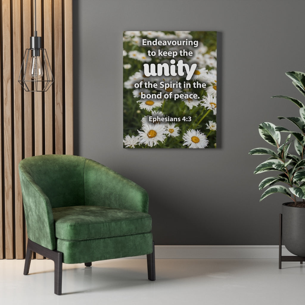 Scripture Walls Unity Ephesians 4:3 Christian Home Decor Bible Art Unframed-Express Your Love Gifts
