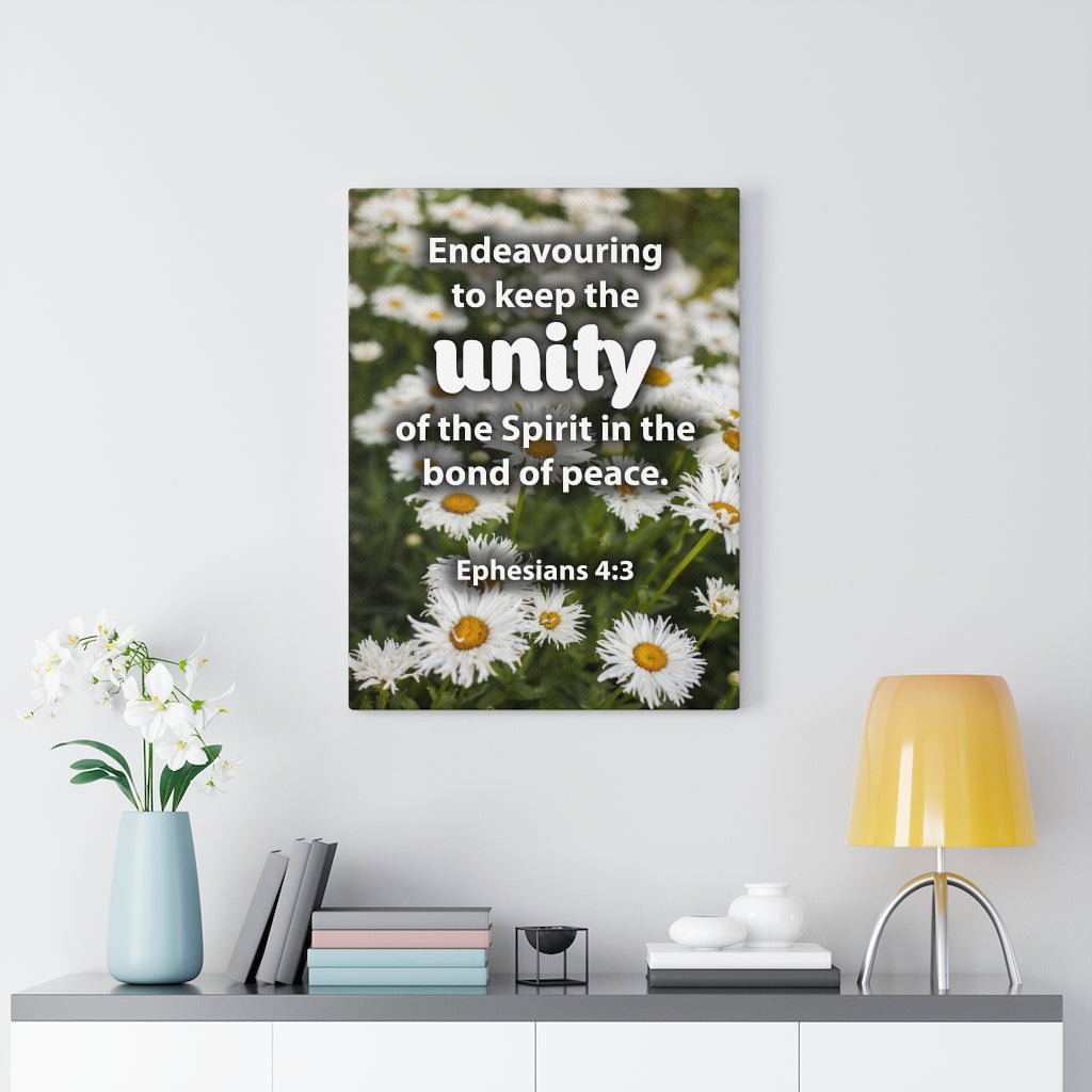 Scripture Walls Unity Ephesians 4:3 Christian Home Decor Bible Art Unframed-Express Your Love Gifts