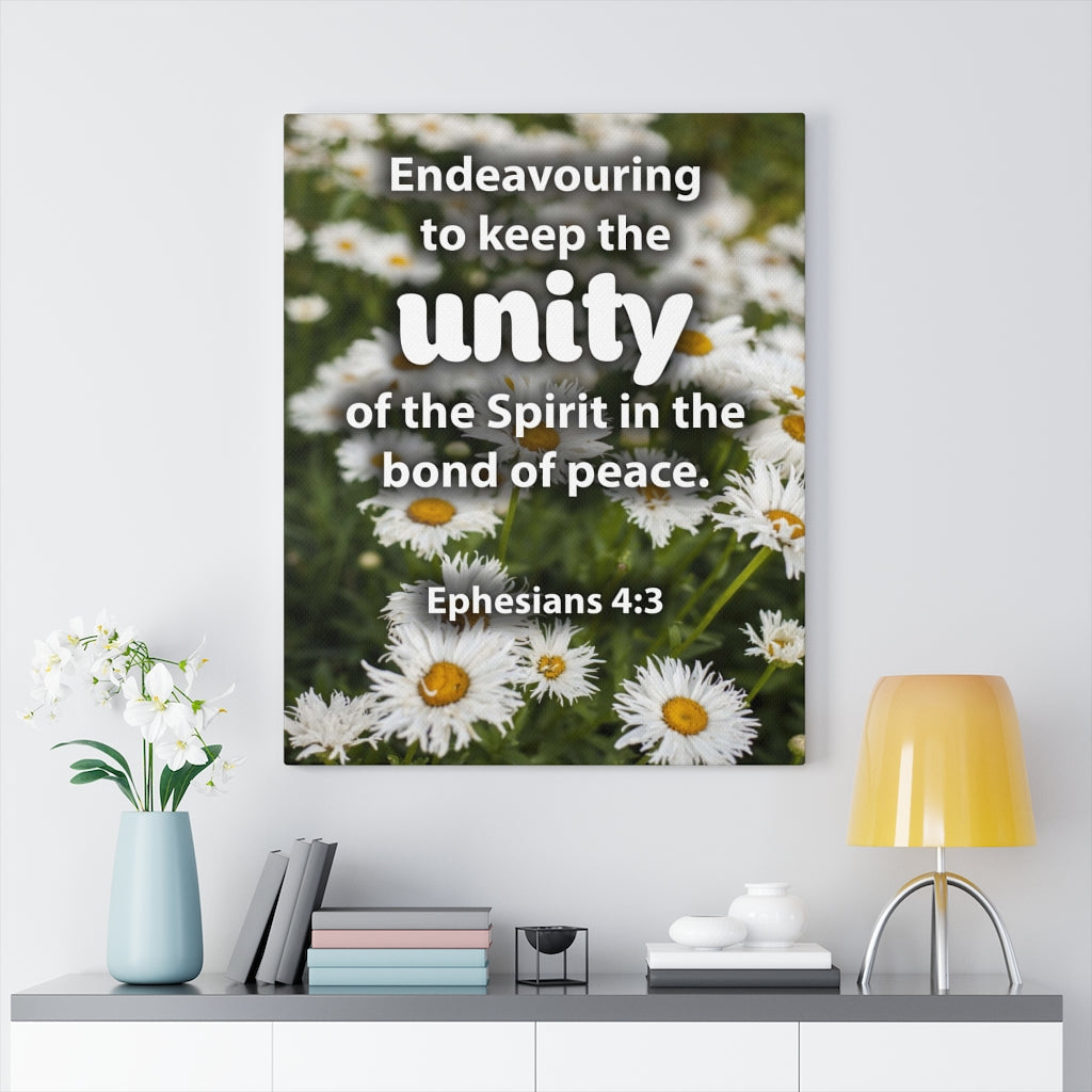 Scripture Walls Unity Ephesians 4:3 Christian Home Decor Bible Art Unframed-Express Your Love Gifts