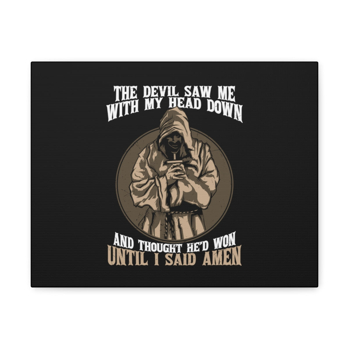 Until I Said Amen 2 Corinthians 11:3 Christian Wall Art Bible Verse Print Ready to Hang Unframed-Express Your Love Gifts