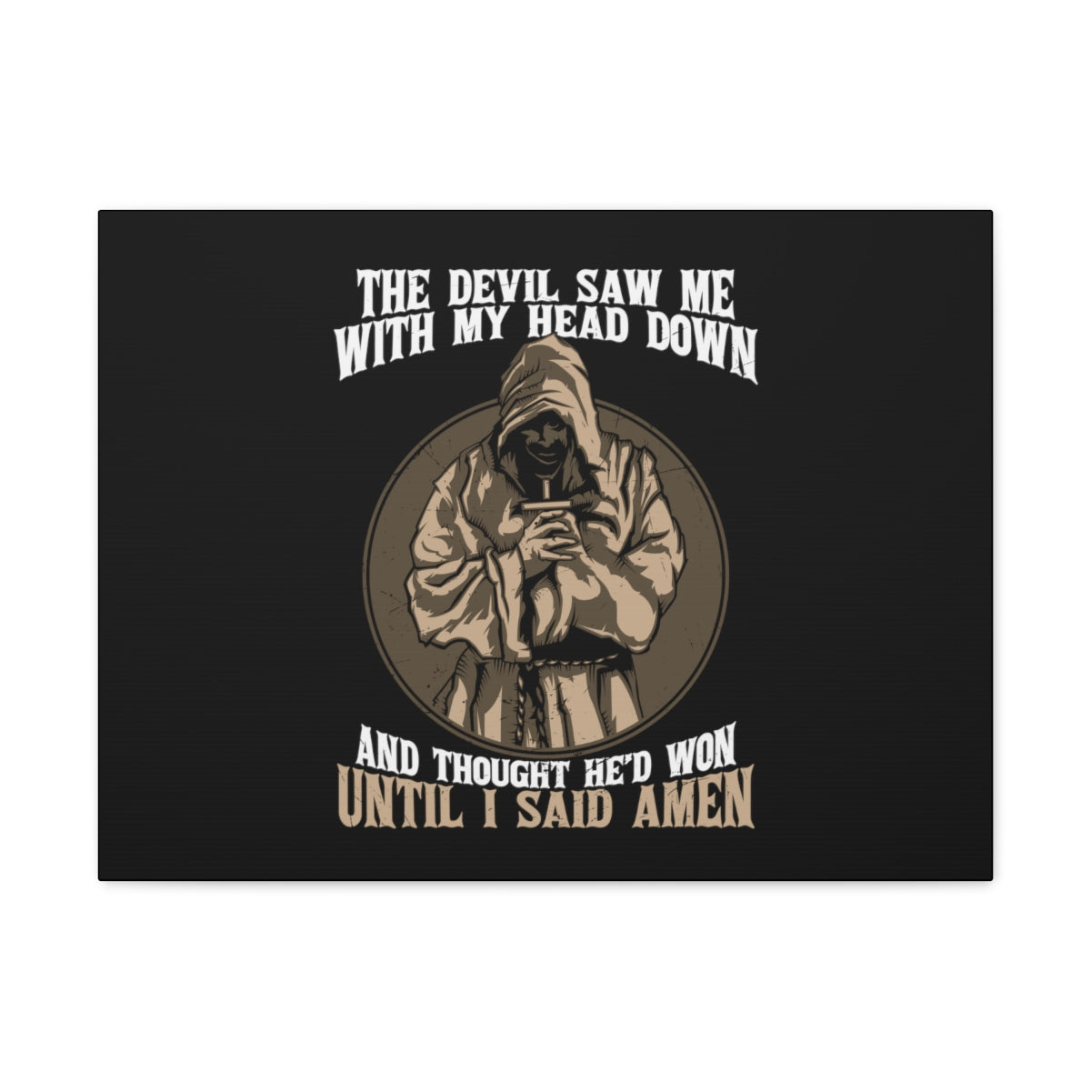 Until I Said Amen 2 Corinthians 11:3 Christian Wall Art Bible Verse Print Ready to Hang Unframed-Express Your Love Gifts