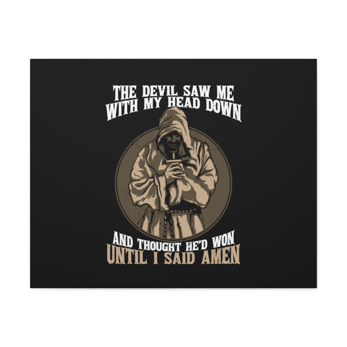 Until I Said Amen 2 Corinthians 11:3 Christian Wall Art Bible Verse Print Ready to Hang Unframed-Express Your Love Gifts