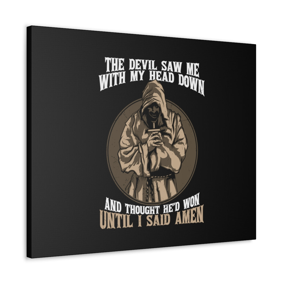 Until I Said Amen 2 Corinthians 11:3 Christian Wall Art Bible Verse Print Ready to Hang Unframed-Express Your Love Gifts