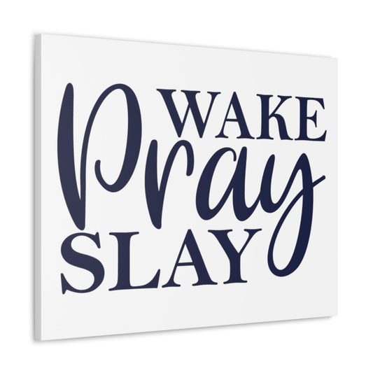 Scripture Walls Wake Pray Slay 2 Timothy 1:3 Christian Wall Art Print Ready to Hang Unframed-Express Your Love Gifts