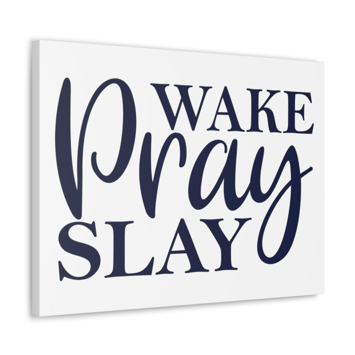 Scripture Walls Wake Pray Slay 2 Timothy 1:3 Christian Wall Art Print Ready to Hang Unframed-Express Your Love Gifts
