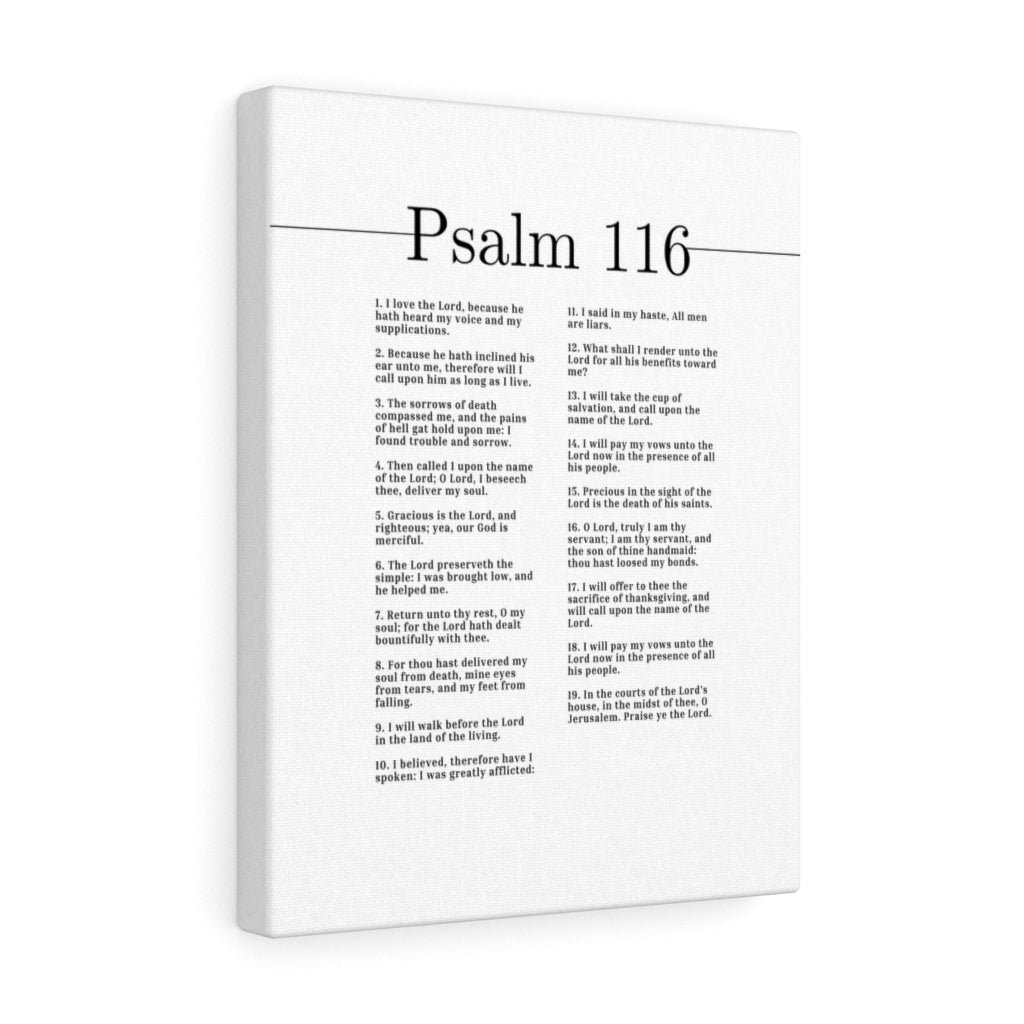 Walk Before The Lord Psalm 116 Bible Verse Canvas Christian Wall Art Ready to Hang Unframed-Express Your Love Gifts