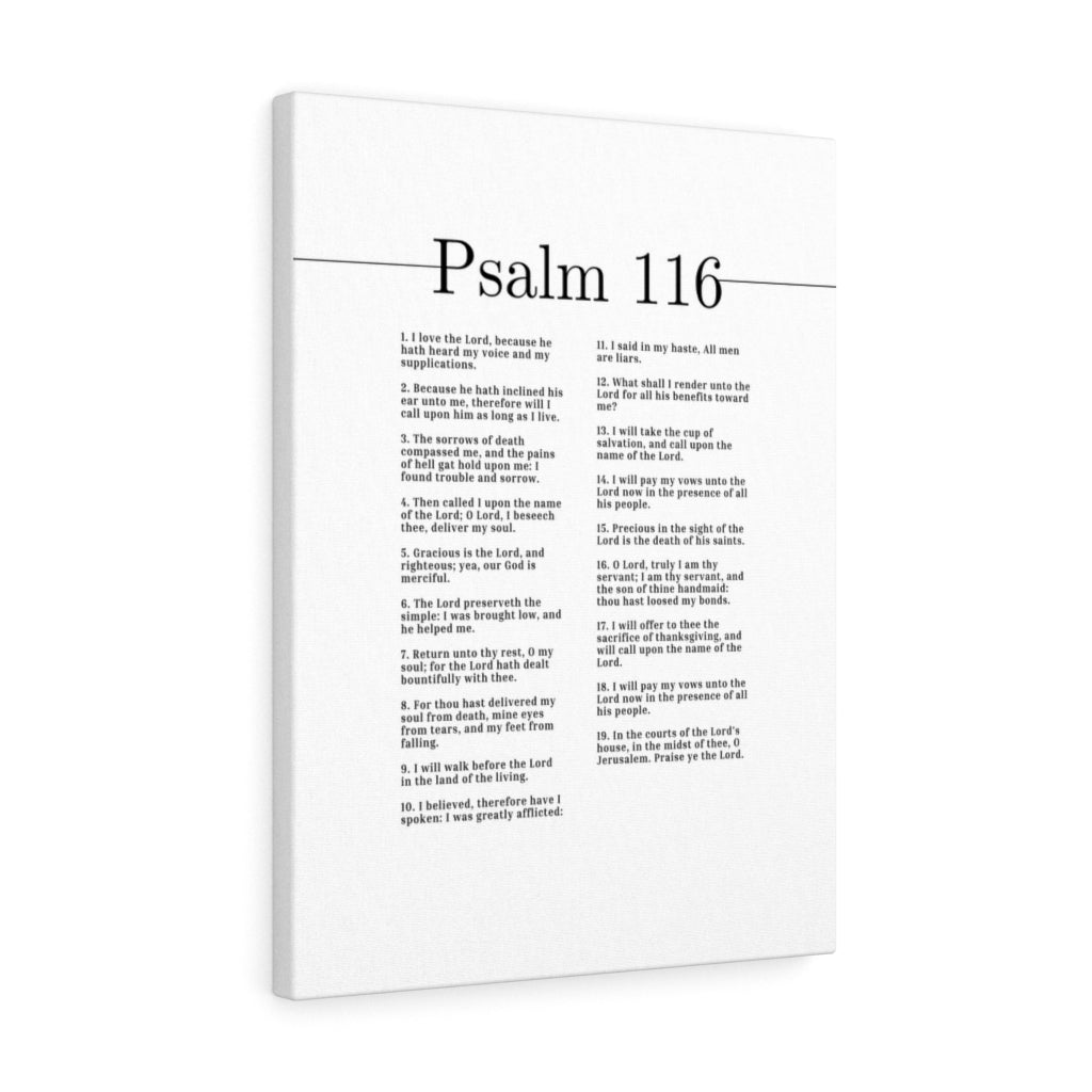 Walk Before The Lord Psalm 116 Bible Verse Canvas Christian Wall Art Ready to Hang Unframed-Express Your Love Gifts