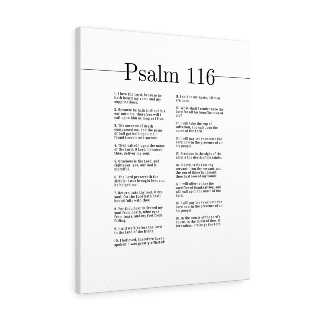Walk Before The Lord Psalm 116 Bible Verse Canvas Christian Wall Art Ready to Hang Unframed-Express Your Love Gifts