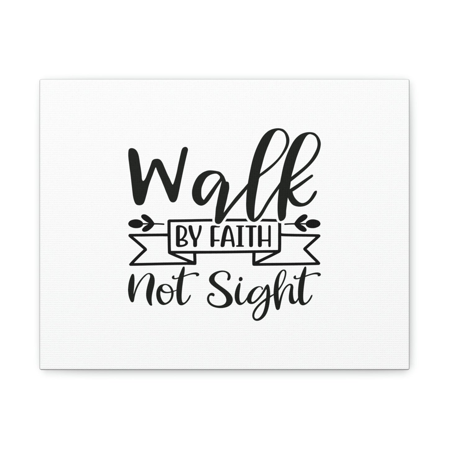 Walk By Faith 2 Corinthians 5:7 Banner Christian Wall Art Bible Verse Print Ready to Hang Unframed-Express Your Love Gifts