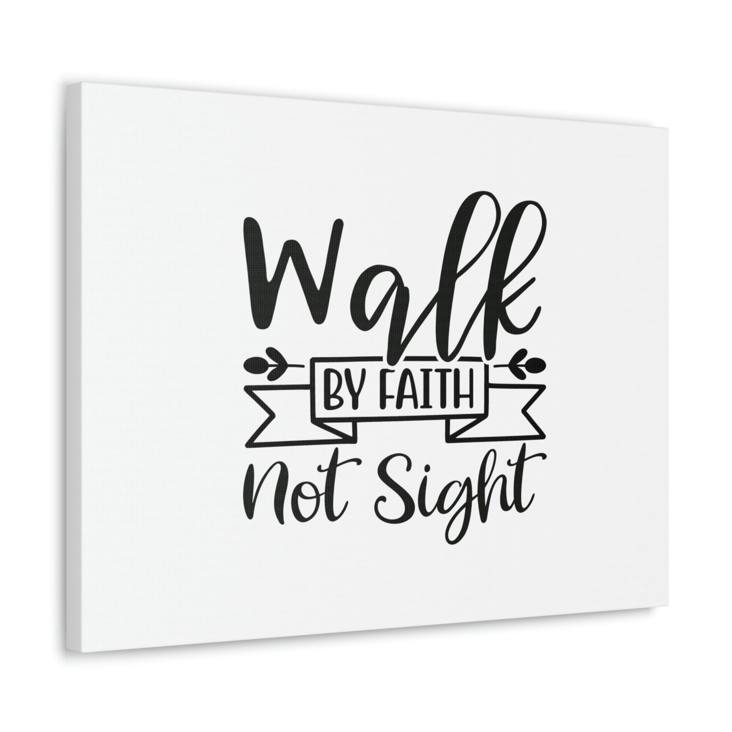 Walk By Faith 2 Corinthians 5:7 Banner Christian Wall Art Bible Verse Print Ready to Hang Unframed-Express Your Love Gifts