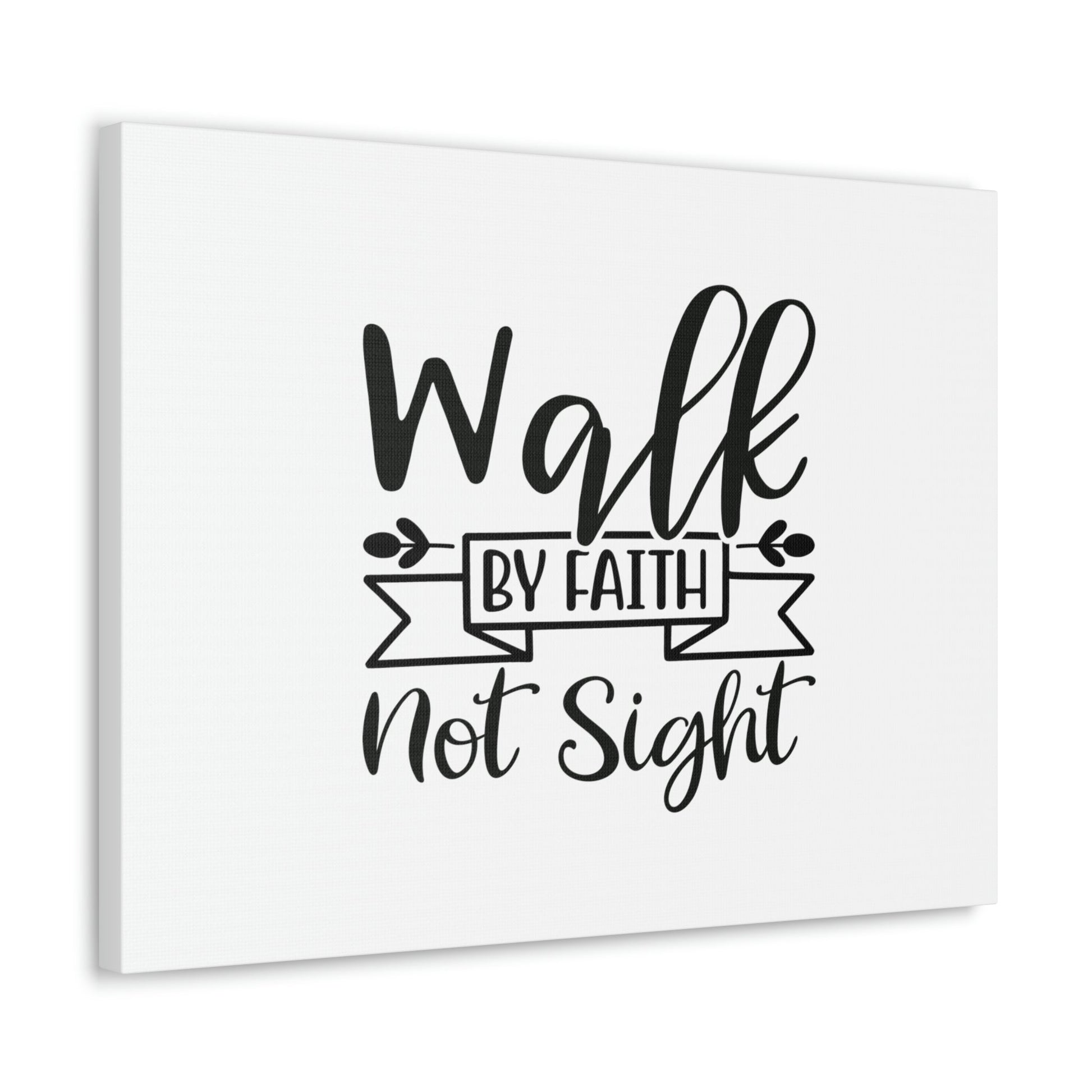 Walk By Faith 2 Corinthians 5:7 Banner Christian Wall Art Bible Verse Print Ready to Hang Unframed-Express Your Love Gifts