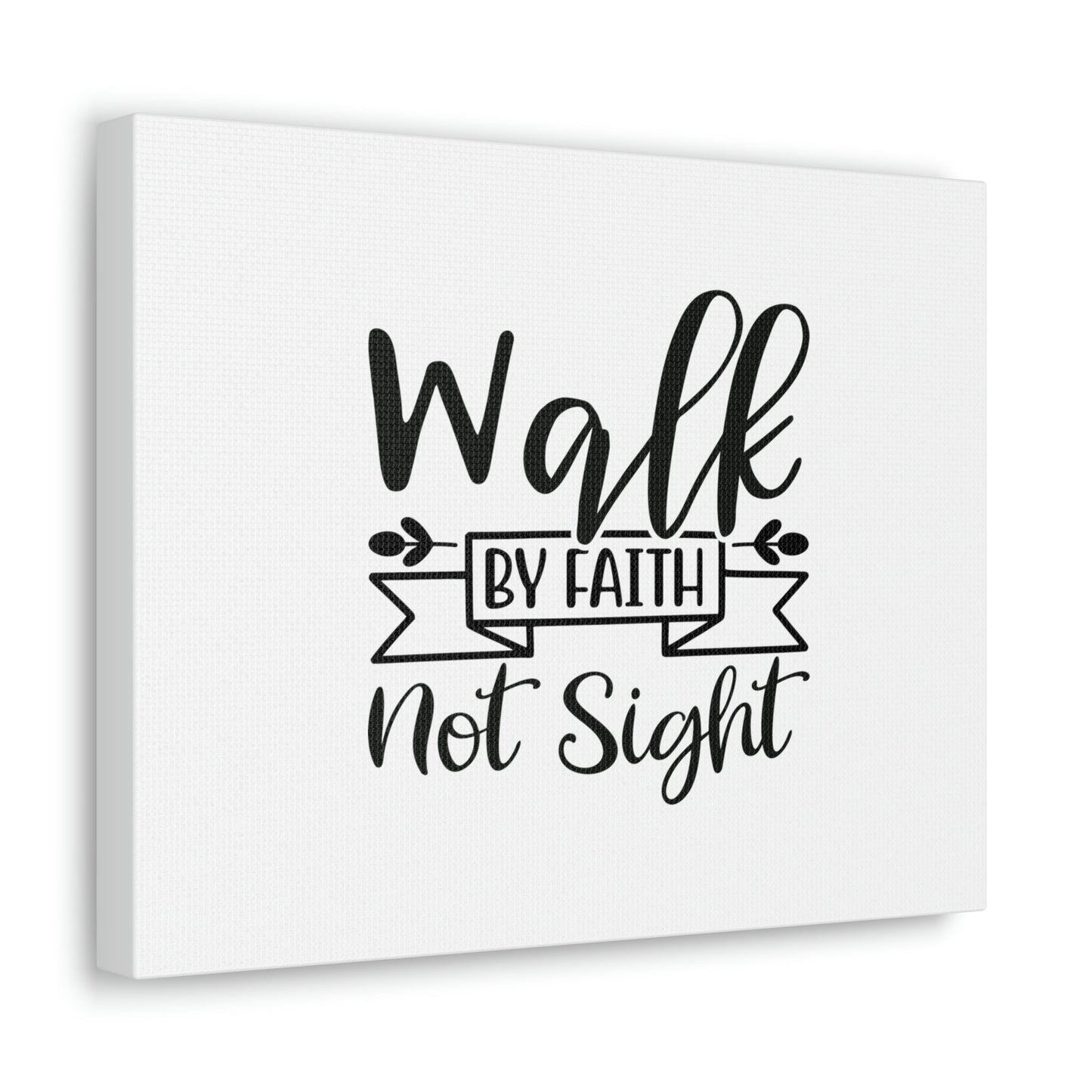 Walk By Faith 2 Corinthians 5:7 Banner Christian Wall Art Bible Verse Print Ready to Hang Unframed-Express Your Love Gifts