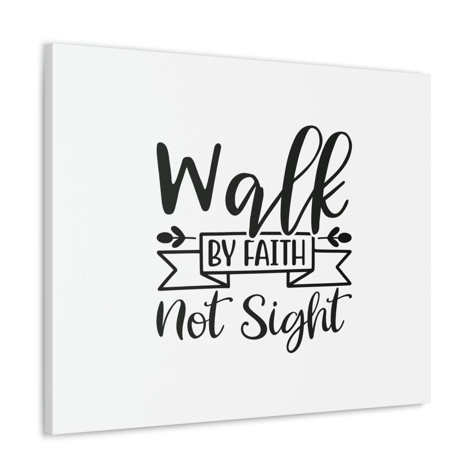 Walk By Faith 2 Corinthians 5:7 Banner Christian Wall Art Bible Verse Print Ready to Hang Unframed-Express Your Love Gifts