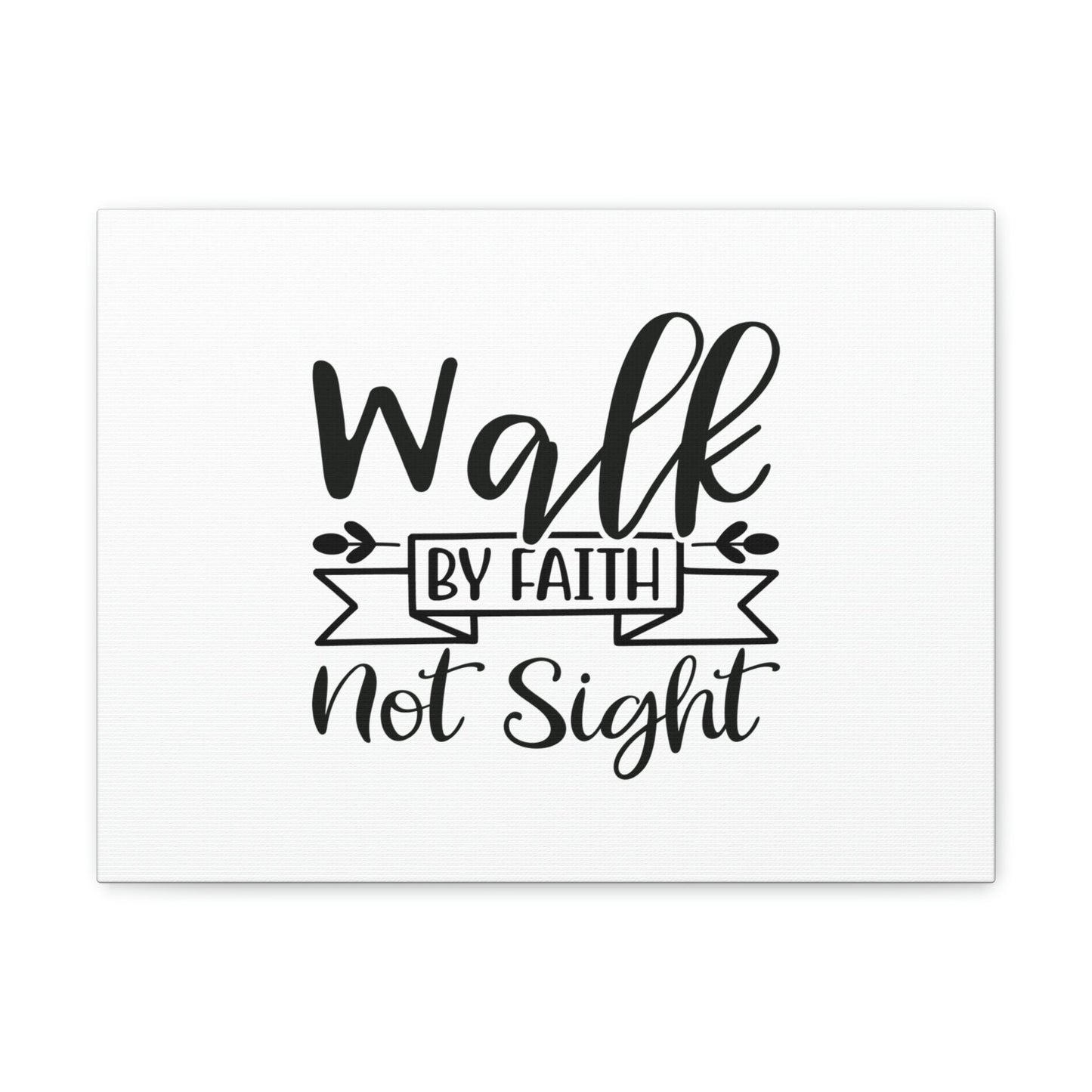 Walk By Faith 2 Corinthians 5:7 Banner Christian Wall Art Bible Verse Print Ready to Hang Unframed-Express Your Love Gifts