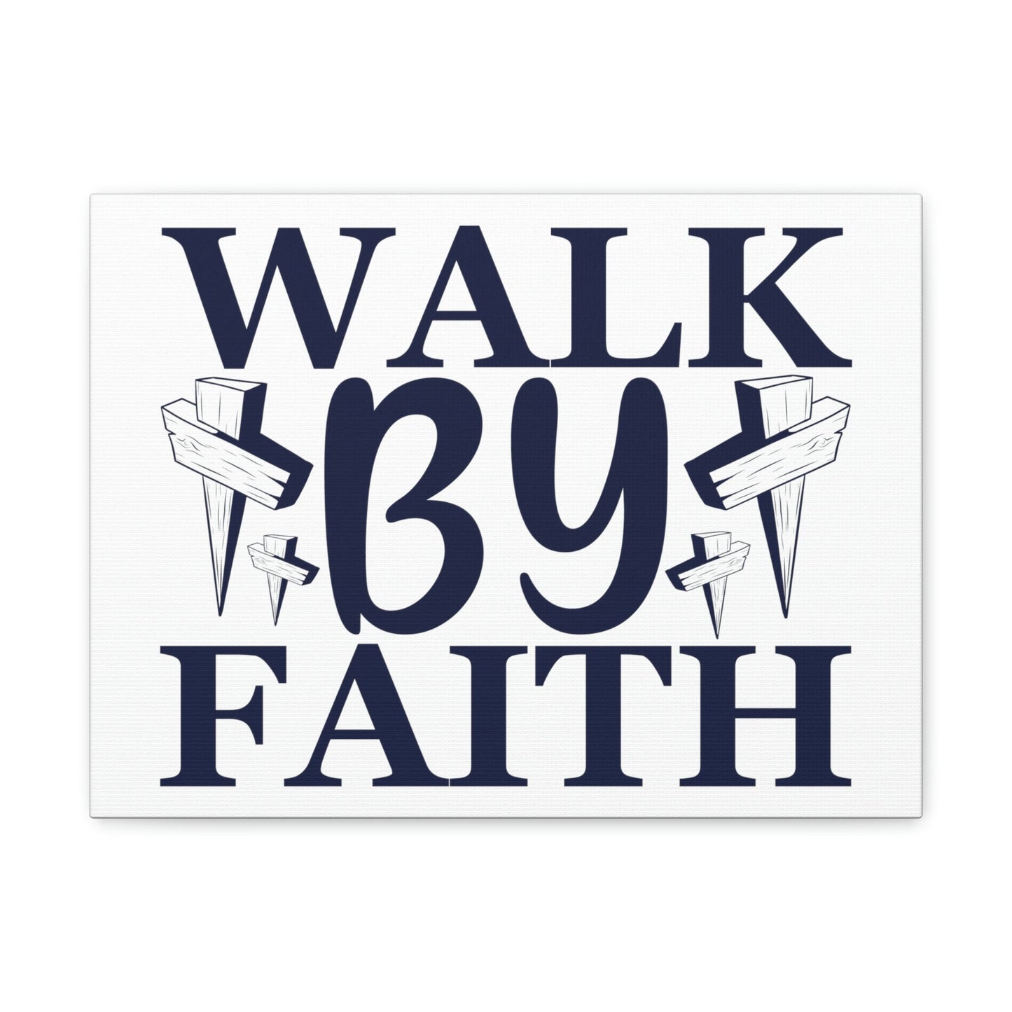 Scripture Walls Walk By Faith 2 Corinthians 5:7 Christian Wall Art Print Ready to Hang Unframed-Express Your Love Gifts