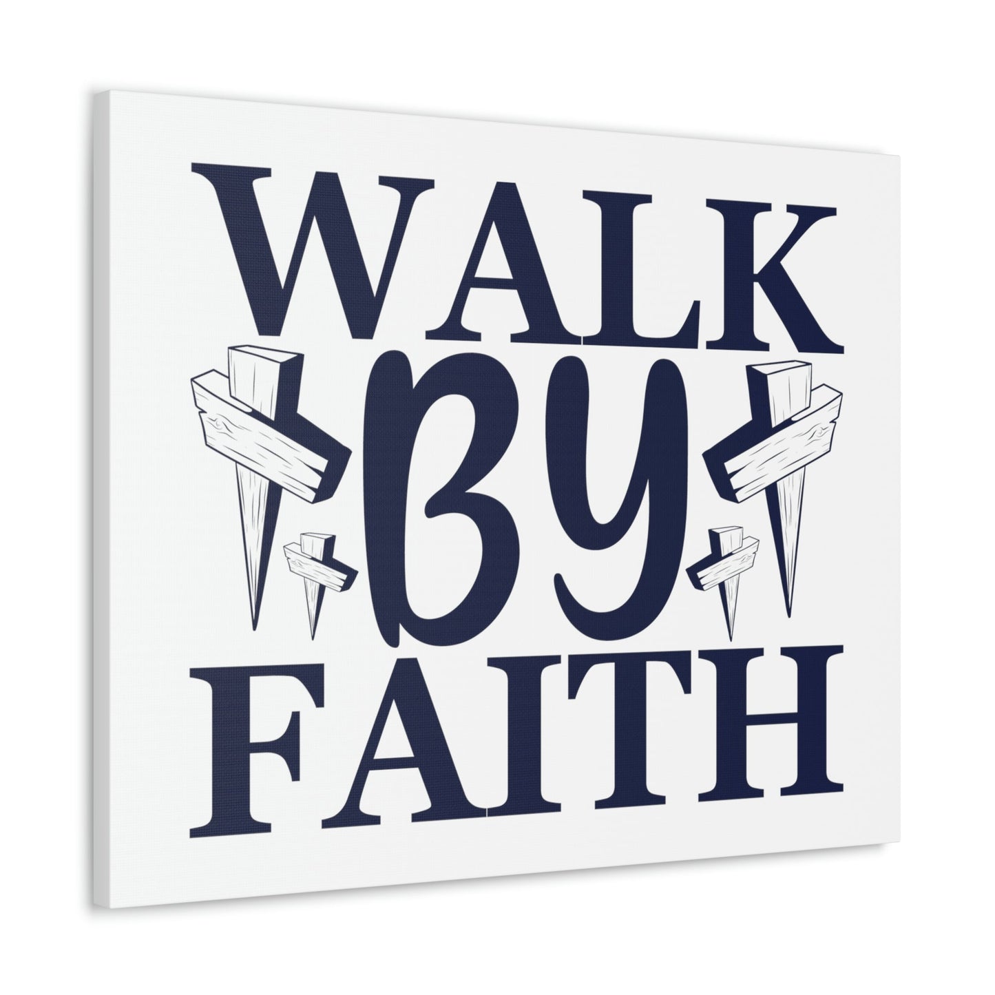 Scripture Walls Walk By Faith 2 Corinthians 5:7 Christian Wall Art Print Ready to Hang Unframed-Express Your Love Gifts