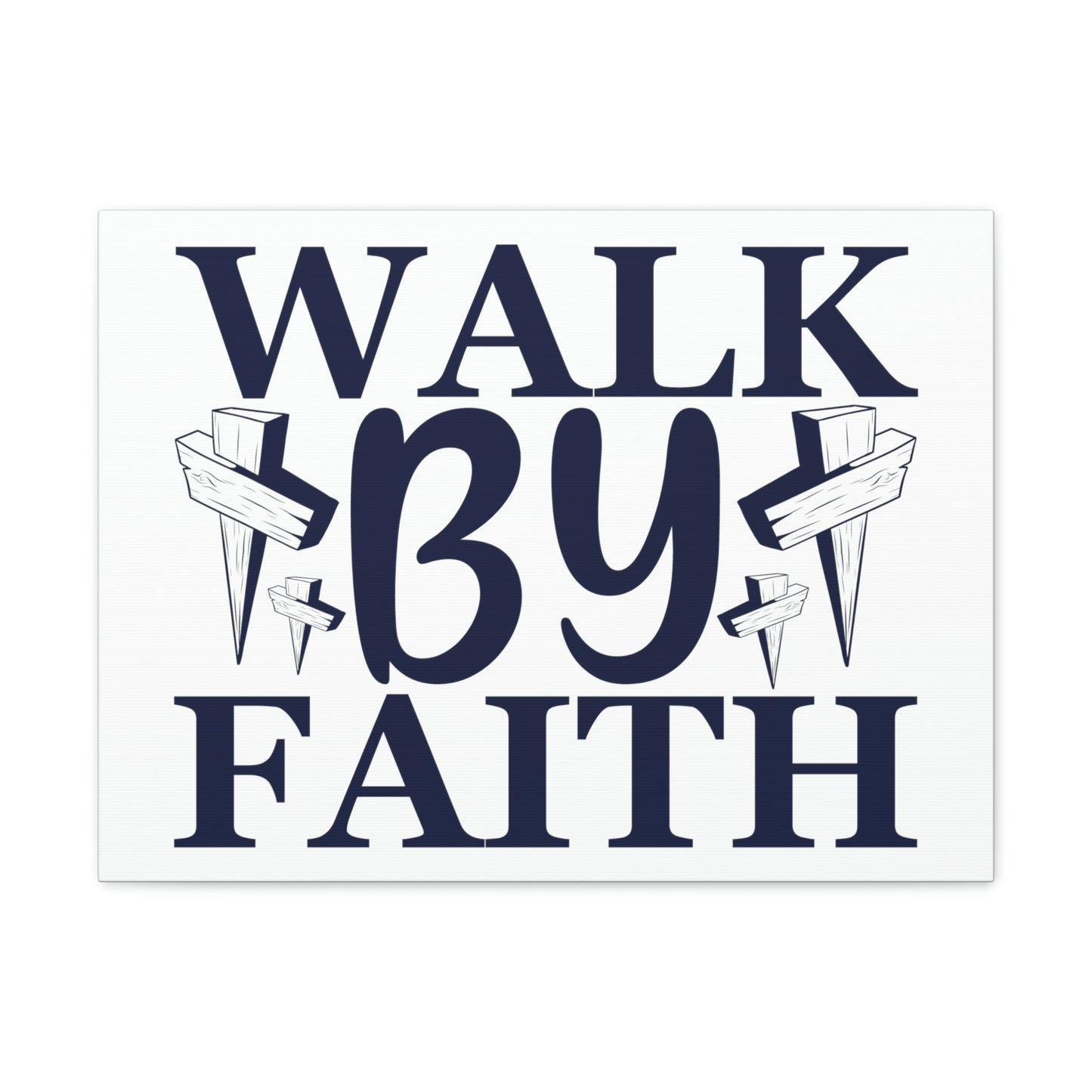 Scripture Walls Walk By Faith 2 Corinthians 5:7 Christian Wall Art Print Ready to Hang Unframed-Express Your Love Gifts
