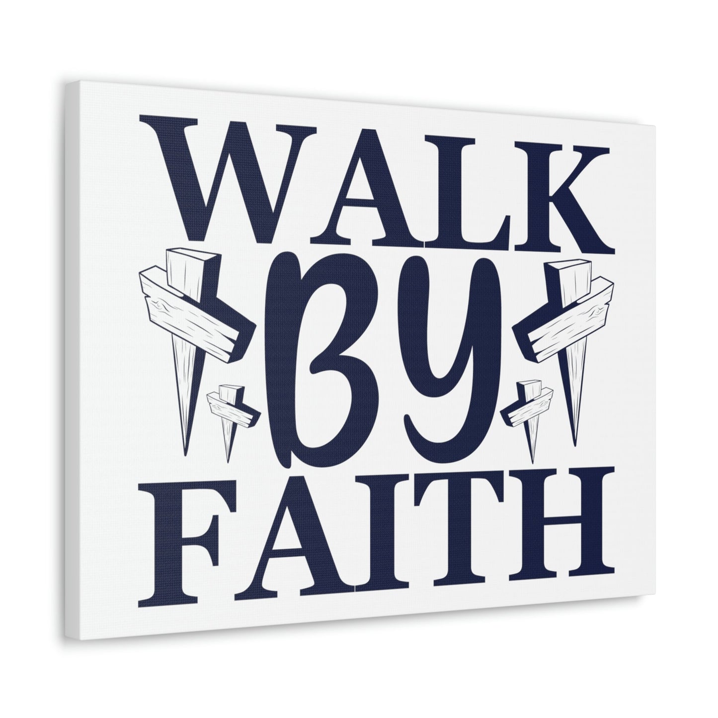 Scripture Walls Walk By Faith 2 Corinthians 5:7 Christian Wall Art Print Ready to Hang Unframed-Express Your Love Gifts