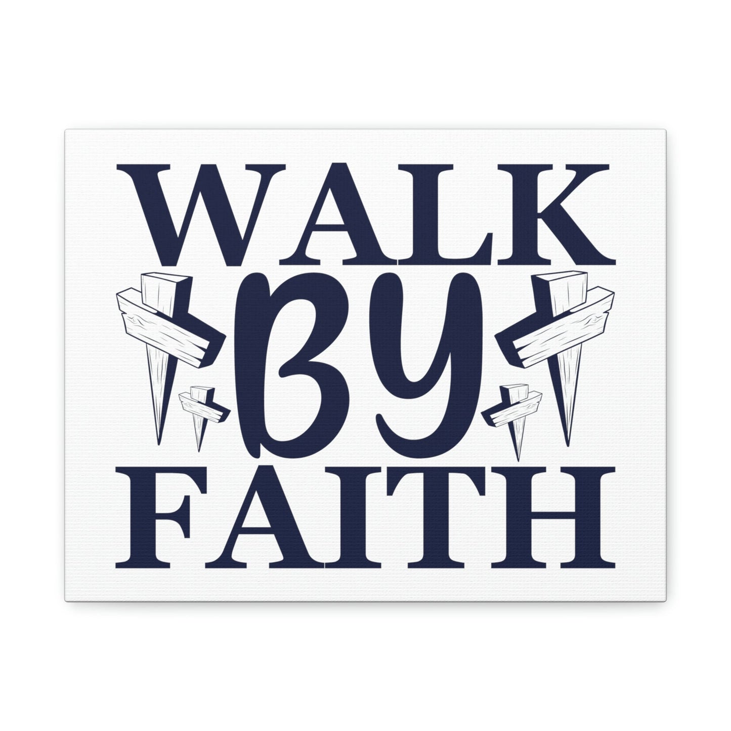 Scripture Walls Walk By Faith 2 Corinthians 5:7 Christian Wall Art Print Ready to Hang Unframed-Express Your Love Gifts