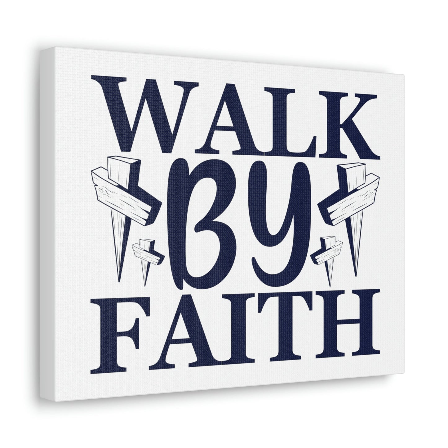 Scripture Walls Walk By Faith 2 Corinthians 5:7 Christian Wall Art Print Ready to Hang Unframed-Express Your Love Gifts