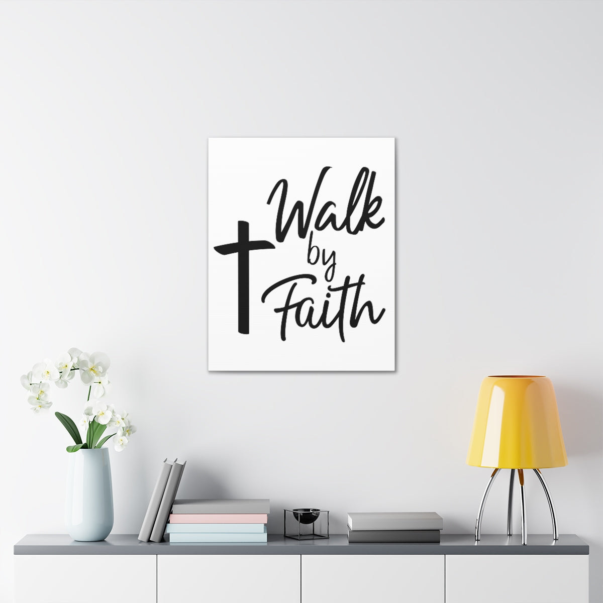 Scripture Walls Walk By Faith Hebrews 11:1-40 Christian Wall Art Print Ready to Hang Unframed-Express Your Love Gifts