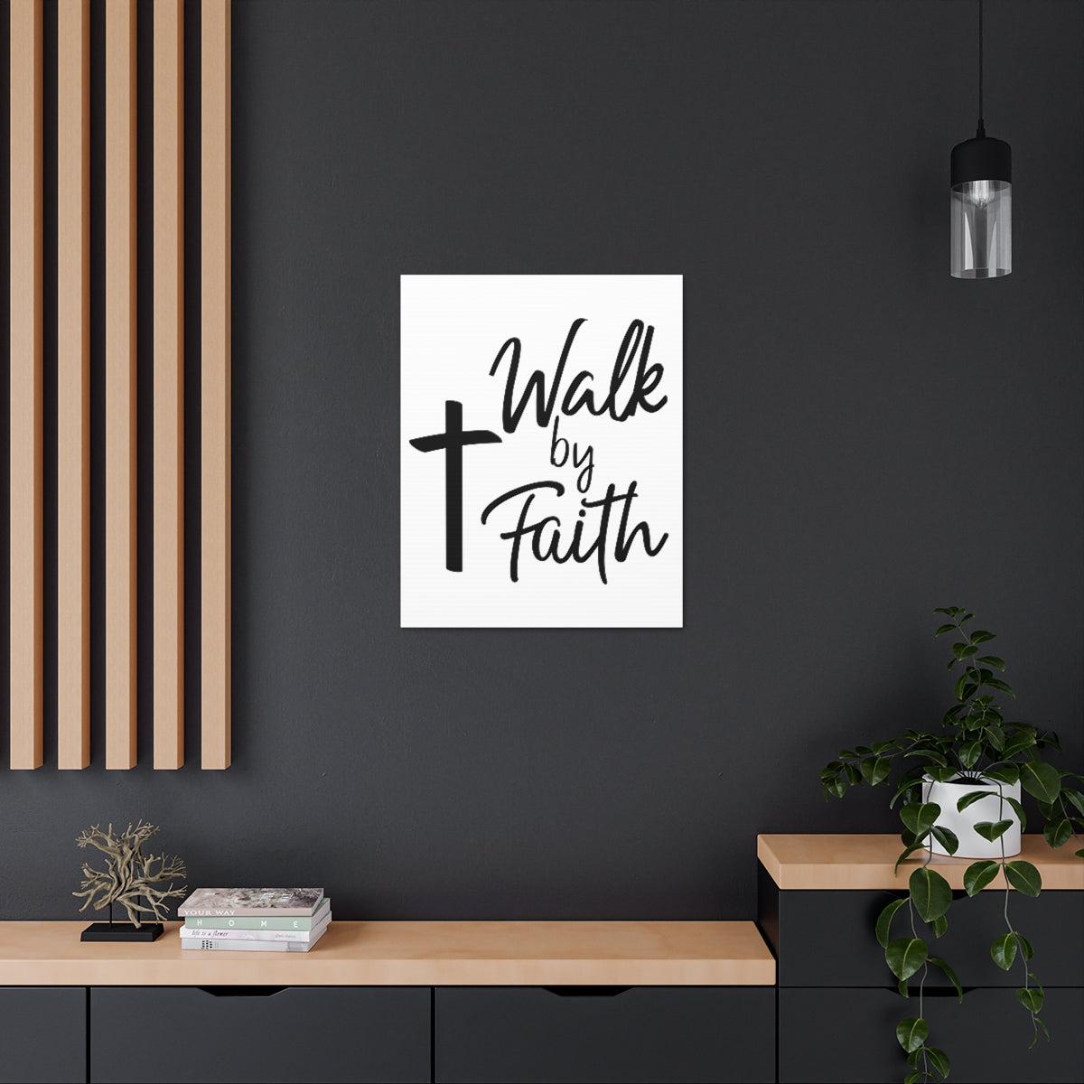 Scripture Walls Walk By Faith Hebrews 11:1-40 Christian Wall Art Print Ready to Hang Unframed-Express Your Love Gifts