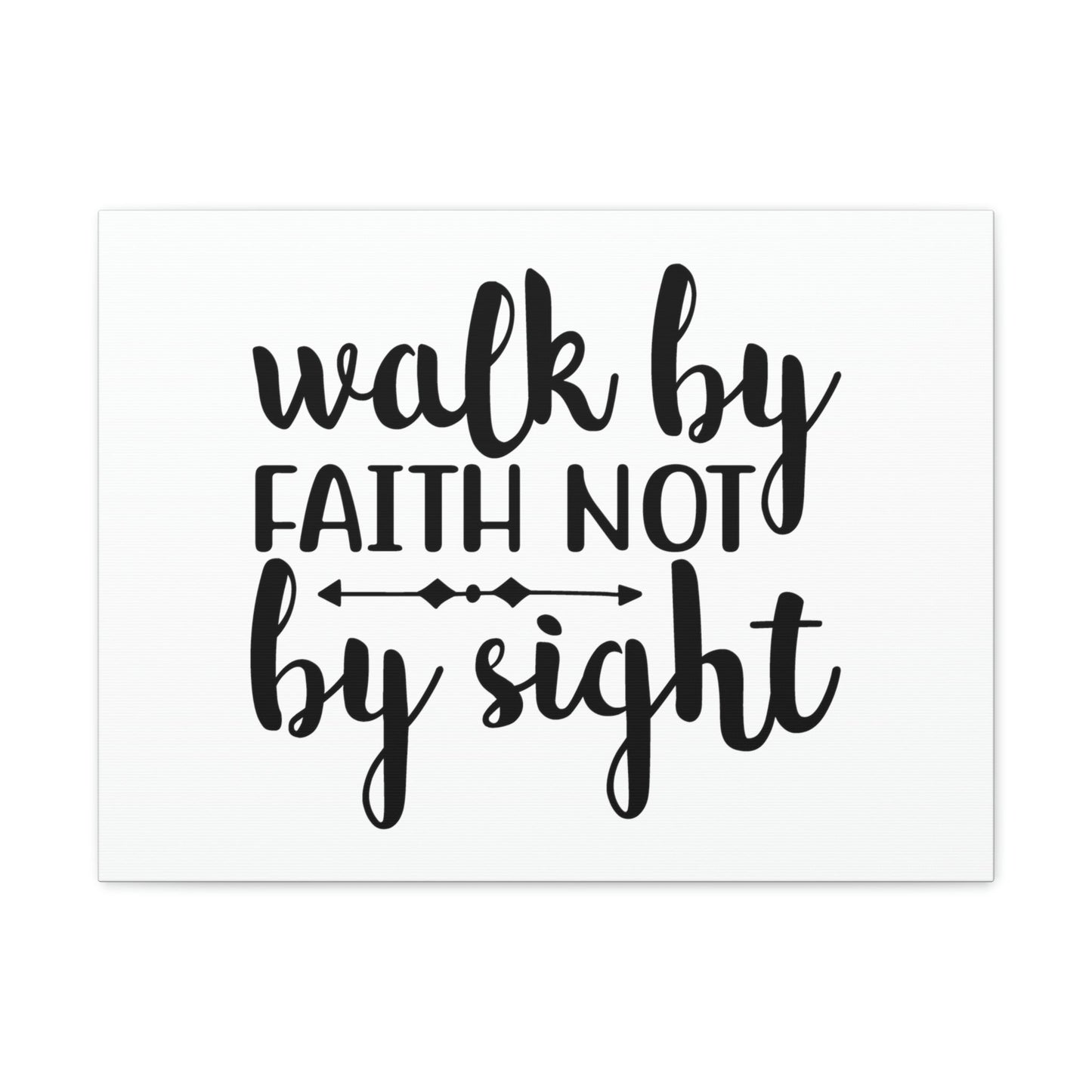 Walk By Faith Not By Sight 2 Corinthians 5:7 Christian Wall Art Bible Verse Print Ready to Hang Unframed-Express Your Love Gifts