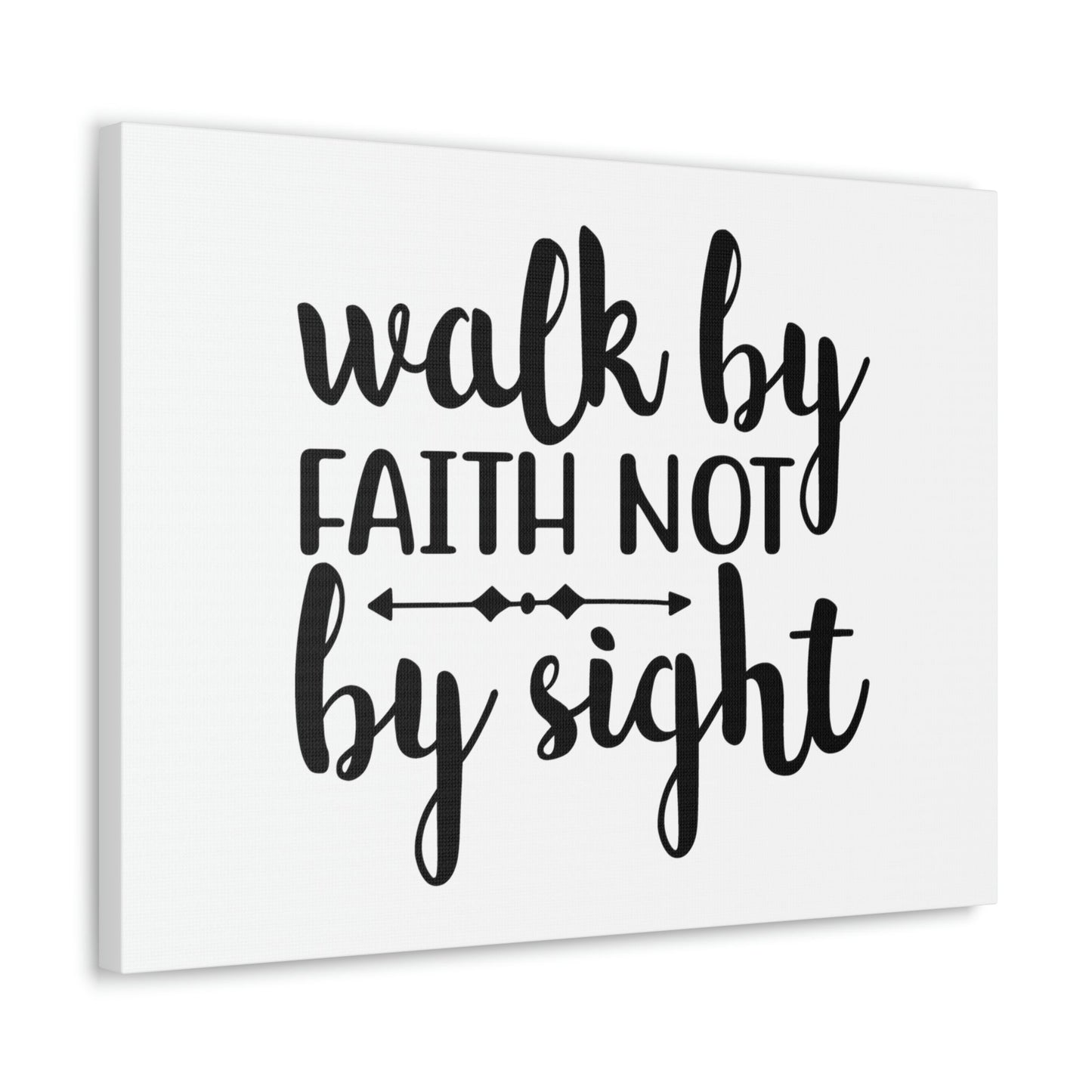 Walk By Faith Not By Sight 2 Corinthians 5:7 Christian Wall Art Bible Verse Print Ready to Hang Unframed-Express Your Love Gifts