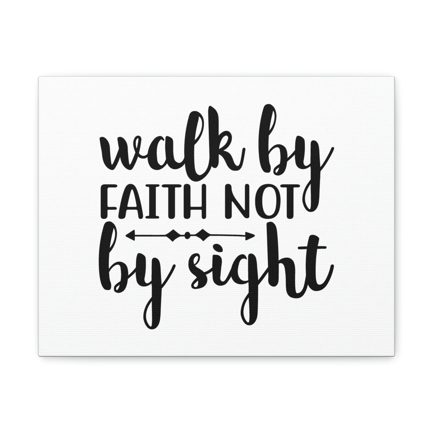 Walk By Faith Not By Sight 2 Corinthians 5:7 Christian Wall Art Bible Verse Print Ready to Hang Unframed-Express Your Love Gifts